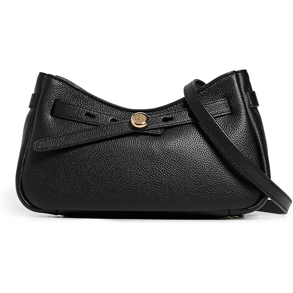 Amazon.com: Tory Burch 140972 Britten Black With Gold Hardware